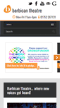 Mobile Screenshot of barbicantheatre.co.uk